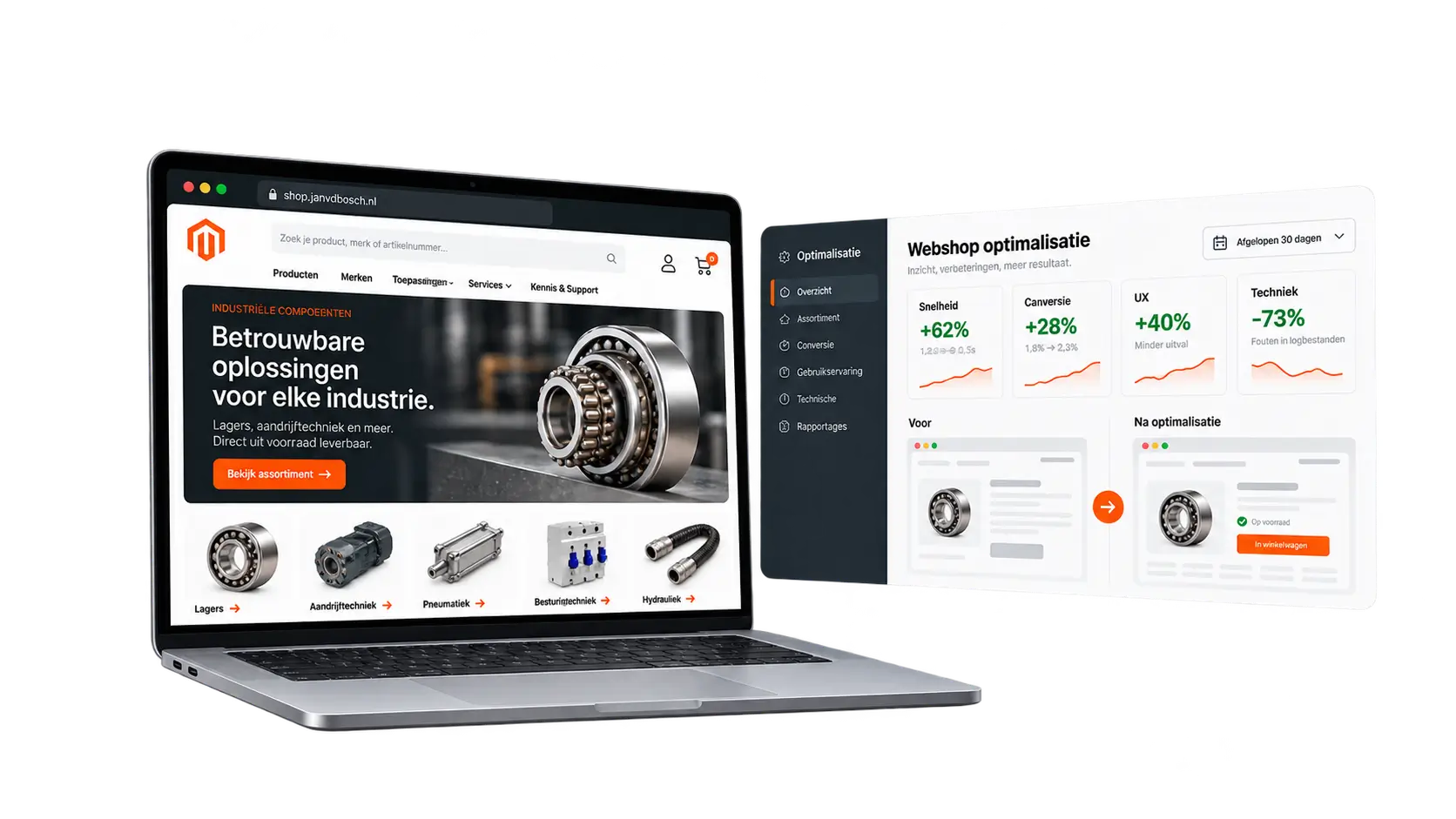 Magento webshop optimalisatie hero image