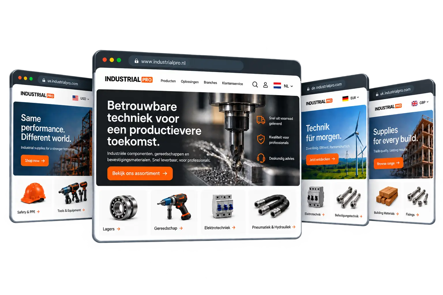 Magento multistore hero image